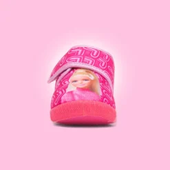 Barbie Kids Fuchsia Easy Fasten Slipper