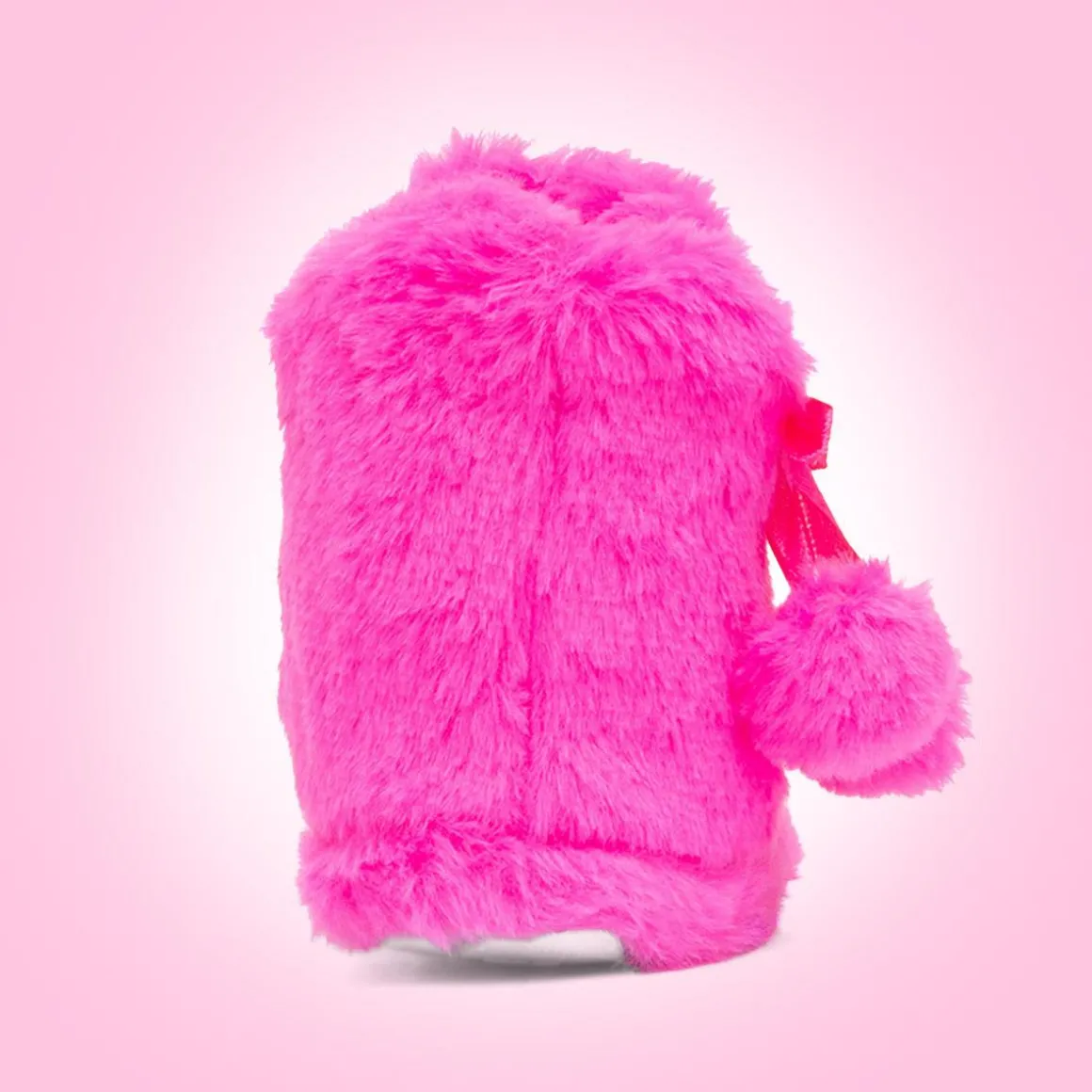 Barbie Kids Pink Bootie Slipper