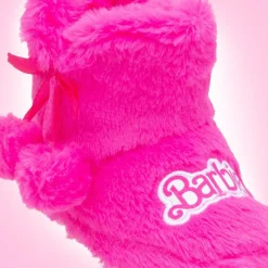 Barbie Kids Pink Bootie Slipper