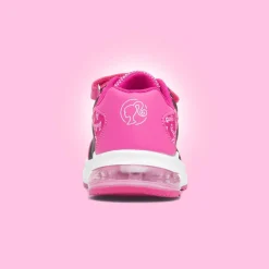 Barbie Kids' Pink Easy Fasten Light Up Trainer