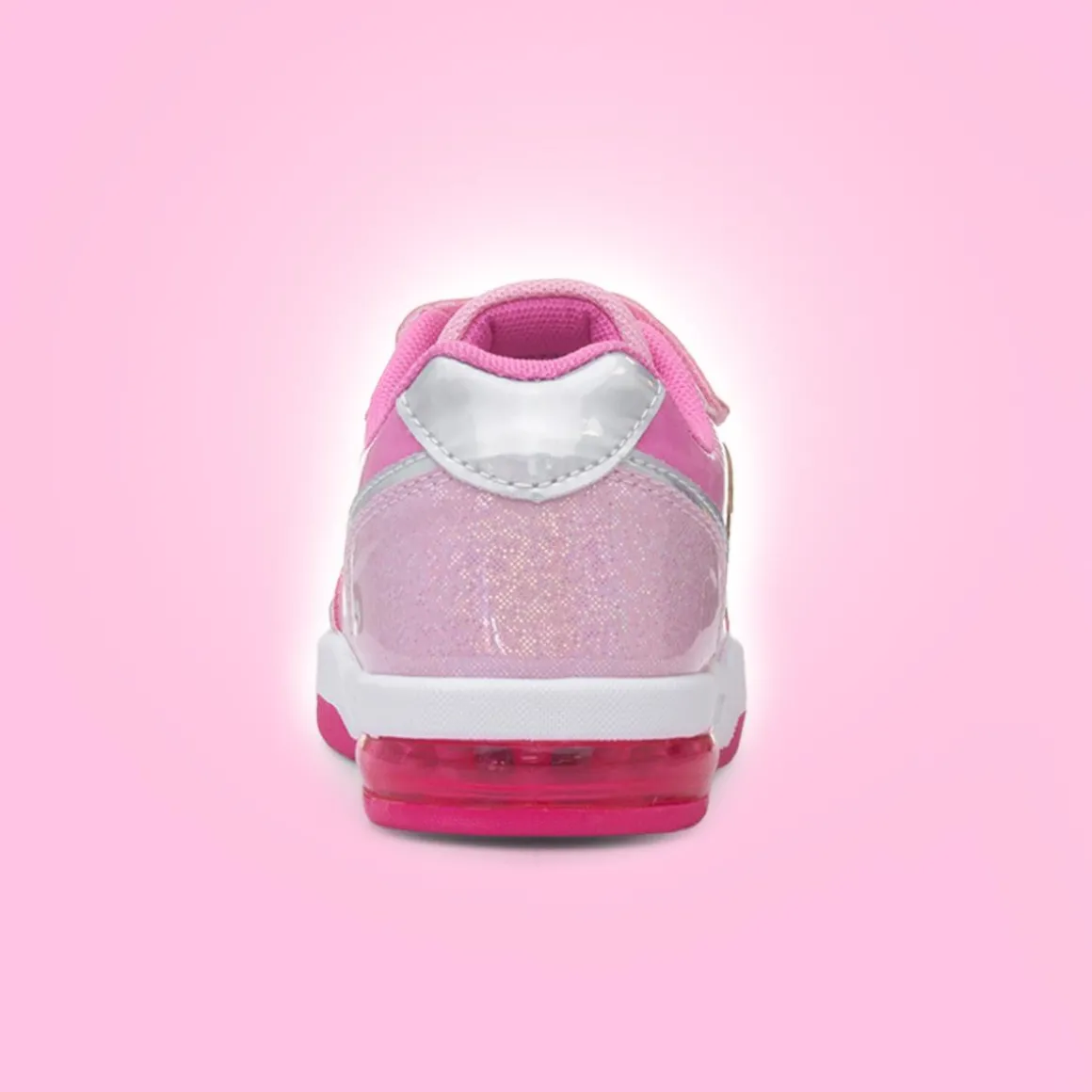 Barbie Kids Pink Iridescent Light Up Trainer
