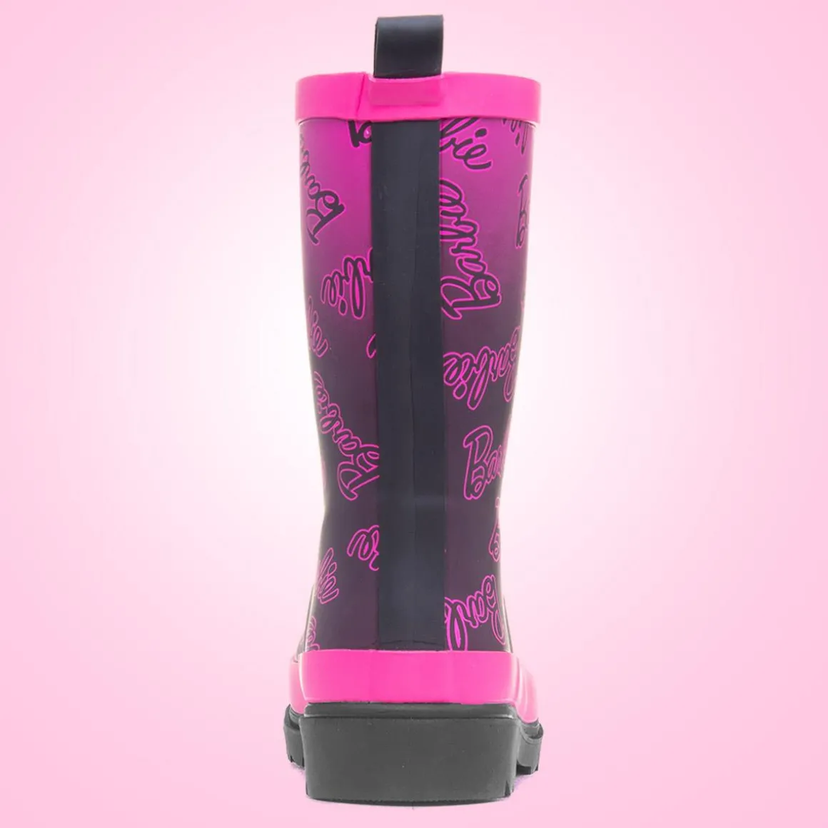 Barbie Lyla Kids Black & Pink Welly