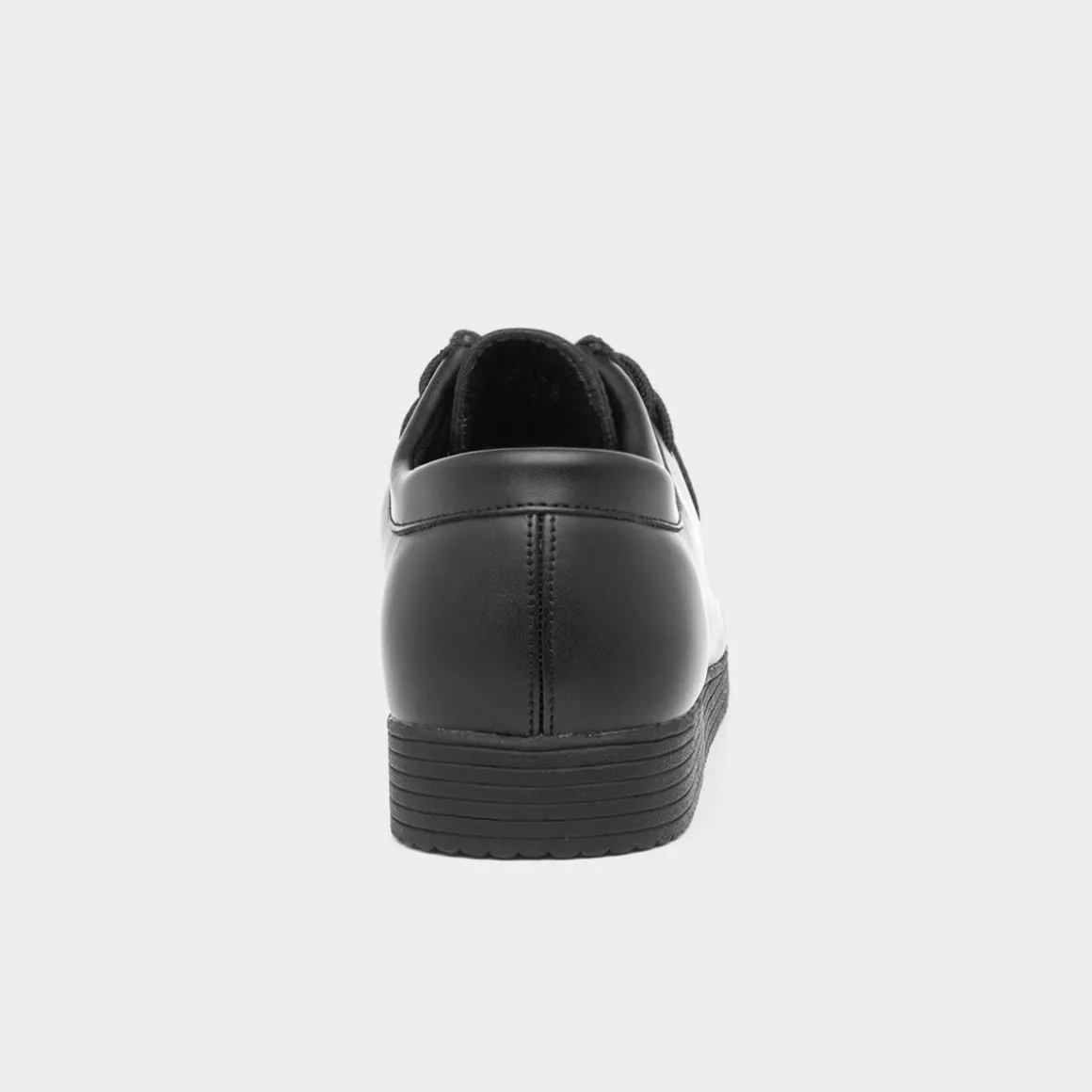 Beckett Bailey Mens Coated Leather Black Shoe