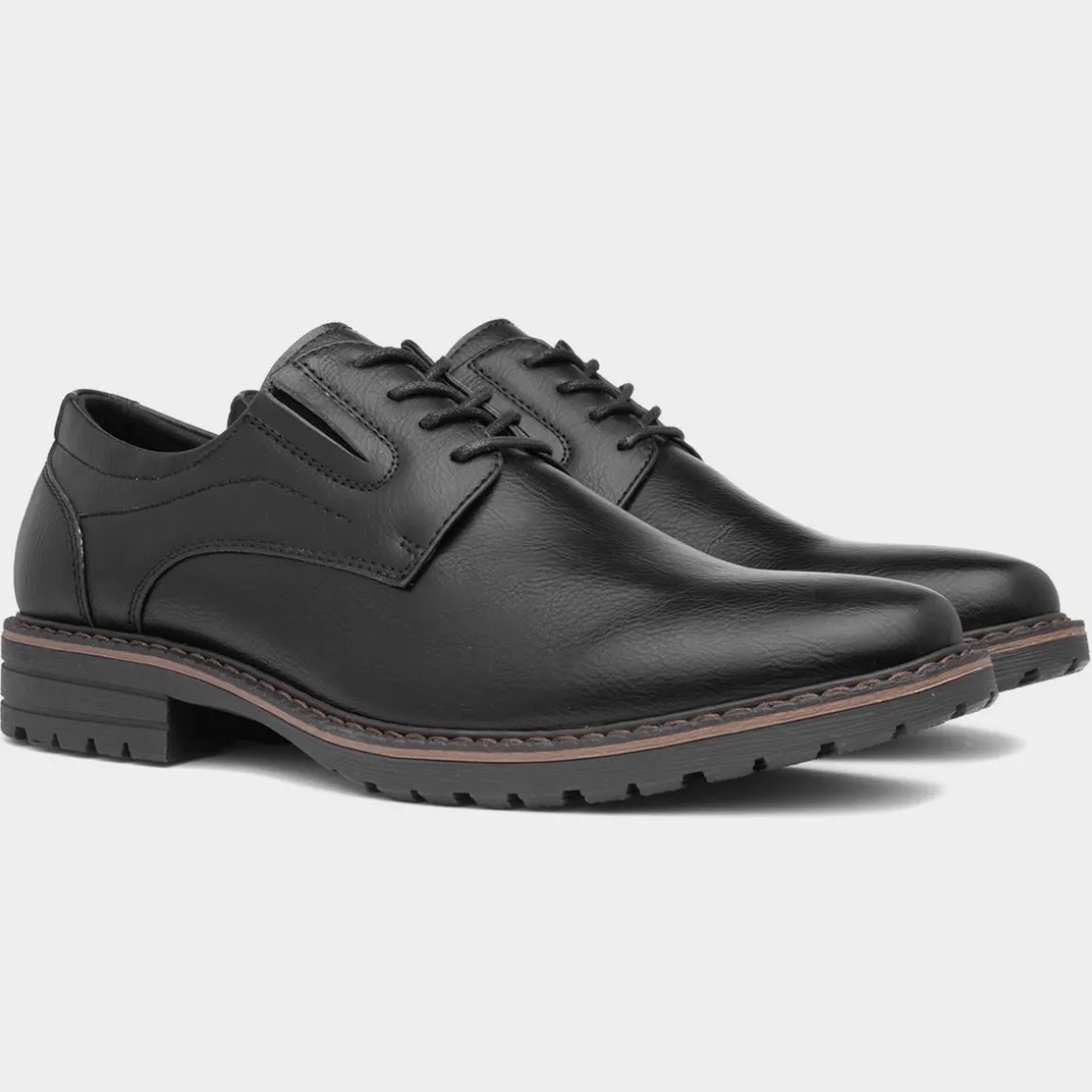 Beckett Benito Mens Black Lace Up Shoe