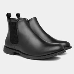 Beckett Briggs Mens Black Smart Chelsea Boot