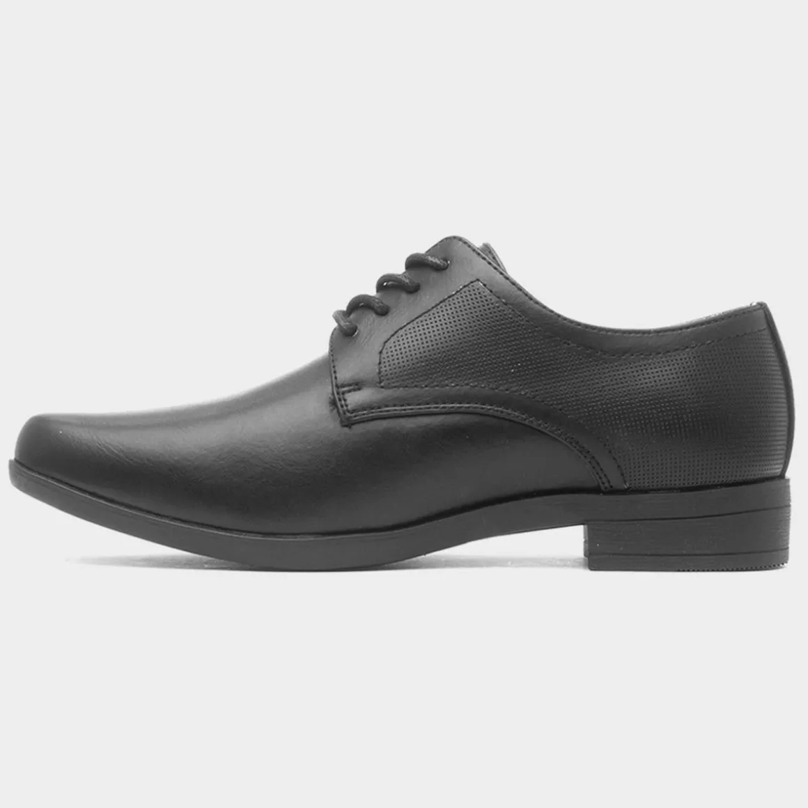Beckett Carlo Boys Black Lace Up School Shoe