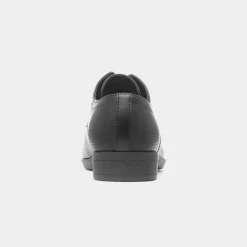 Beckett Carlo Boys Black Lace Up School Shoe