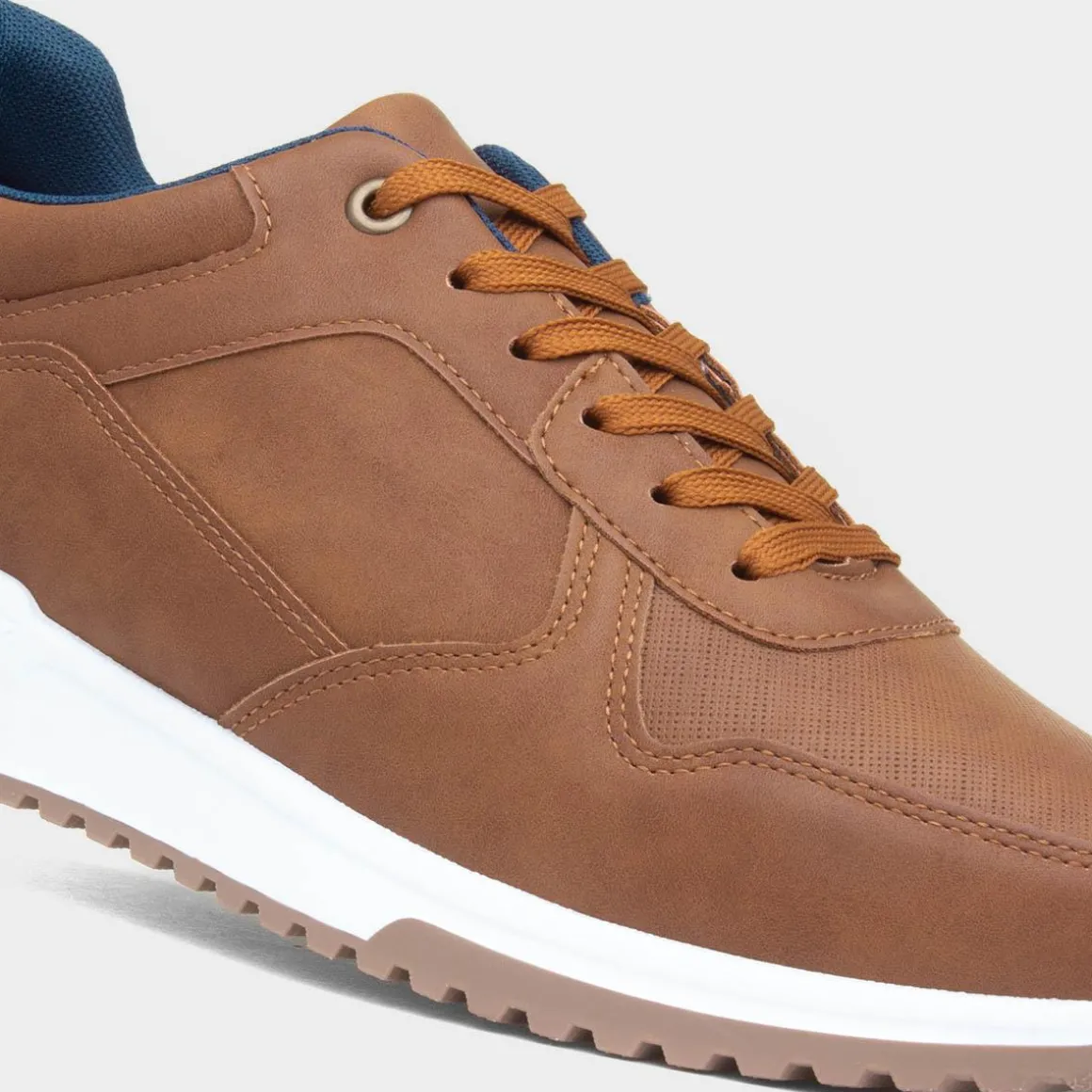 Beckett Emlyn Mens Tan Lace Up Casual Shoe