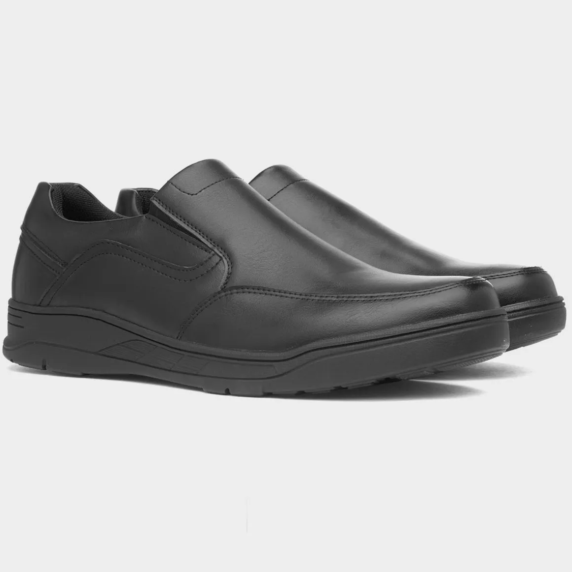 Beckett Enoch Mens Black Slip On Shoe