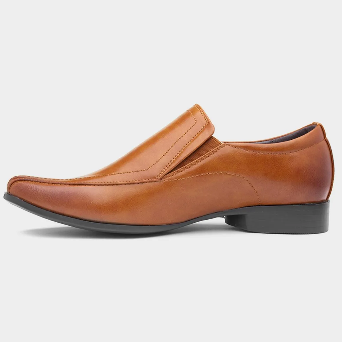 Beckett Hooper Mens Tan Slip On Formal Shoe