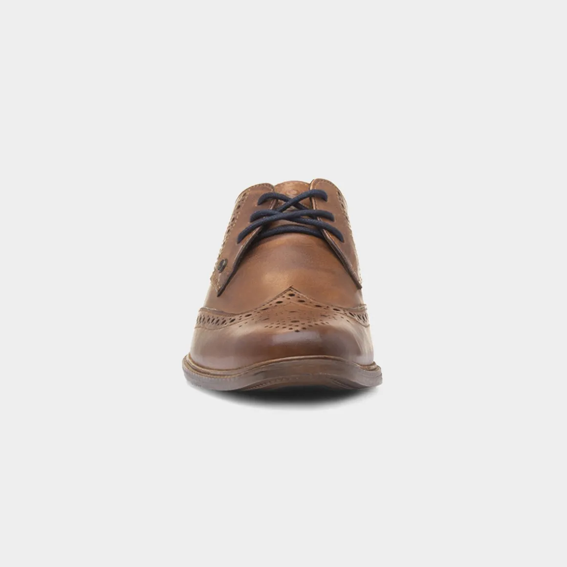 Ben Sherman Andy Mens Tan Leather Brogue Shoe