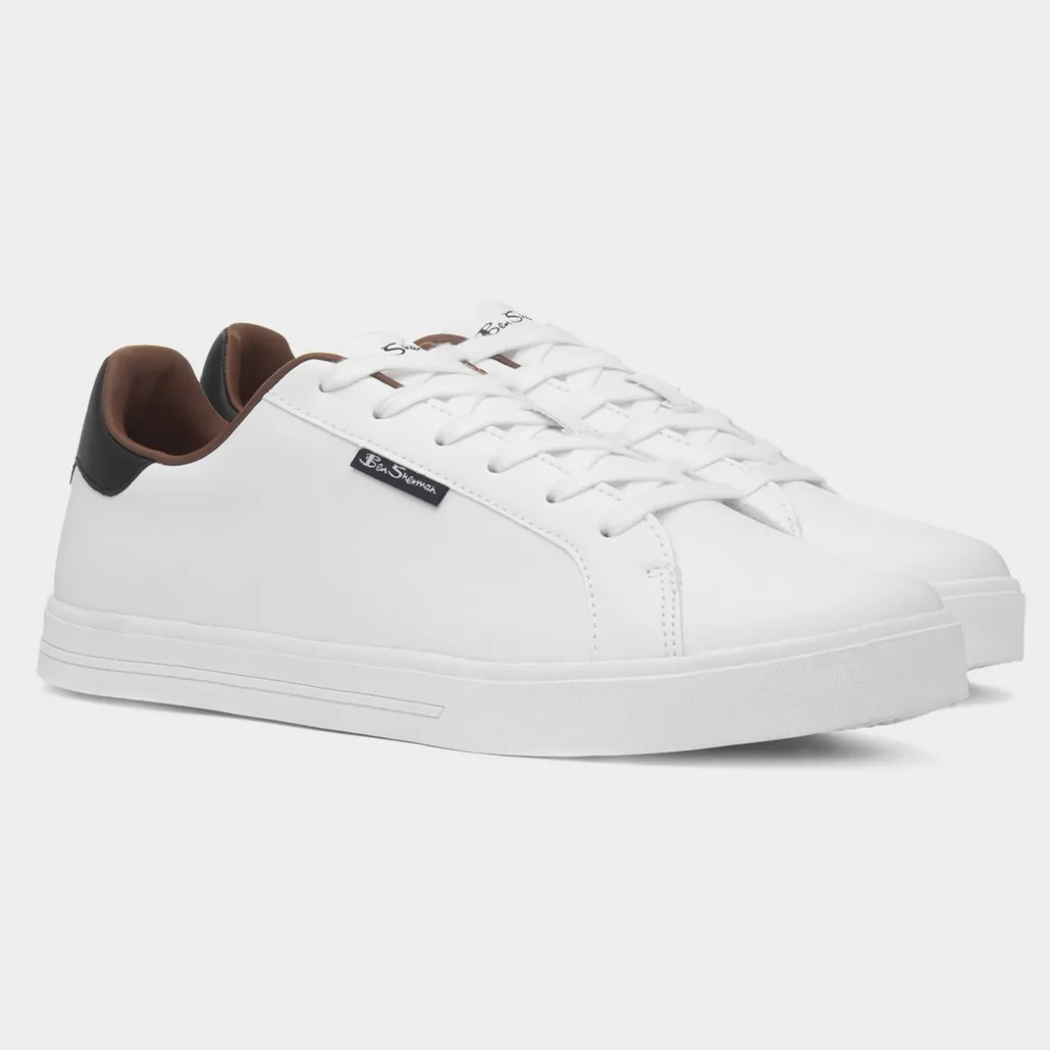 Ben Sherman Chase Mens White Casual Shoe