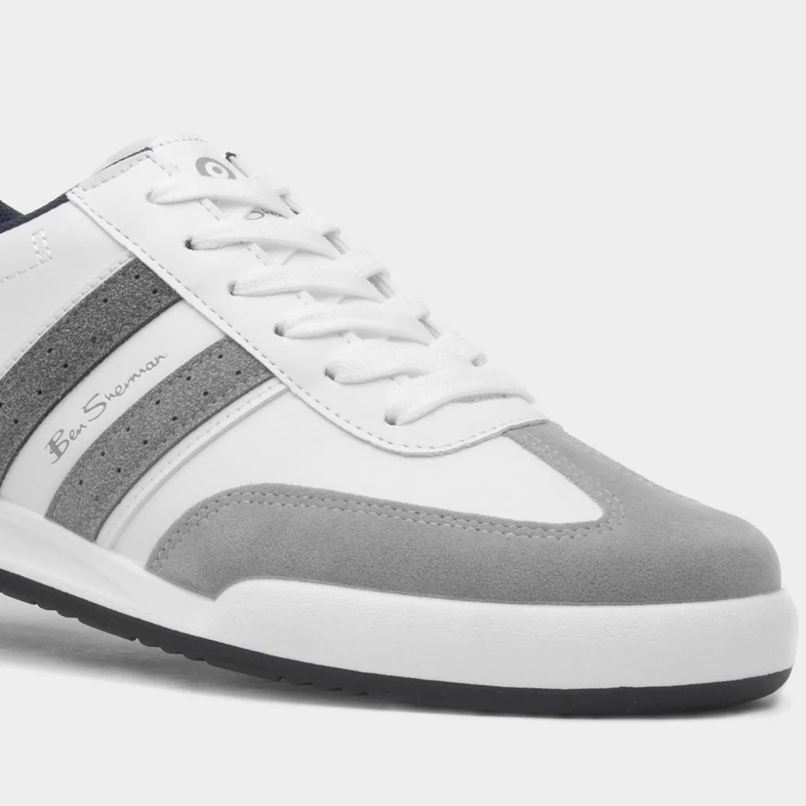 Ben Sherman Sokka Mens White Casual Shoe