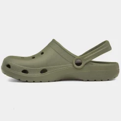 Berman Adults Khaki EVA Slip On Clog Sandal