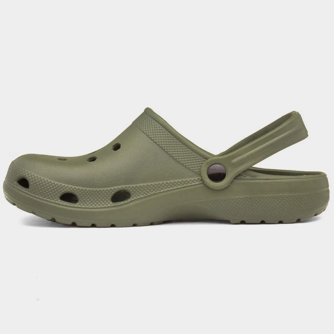Berman Adults Khaki EVA Slip On Clog Sandal