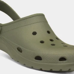 Berman Adults Khaki EVA Slip On Clog Sandal