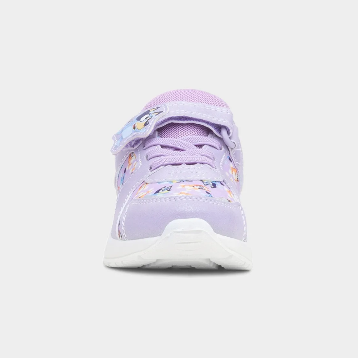 Bluey Janine Kids Purple Easy Fasten Trainer