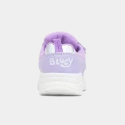 Bluey Janine Kids Purple Easy Fasten Trainer