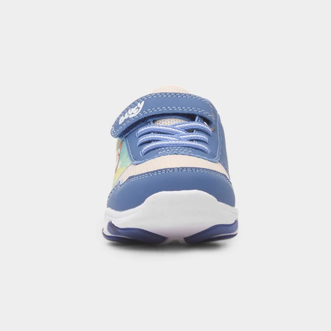 Bluey Kids Blue Easy Fasten Light Up Trainers