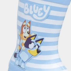 Bluey Kids Blue Stripe Welly