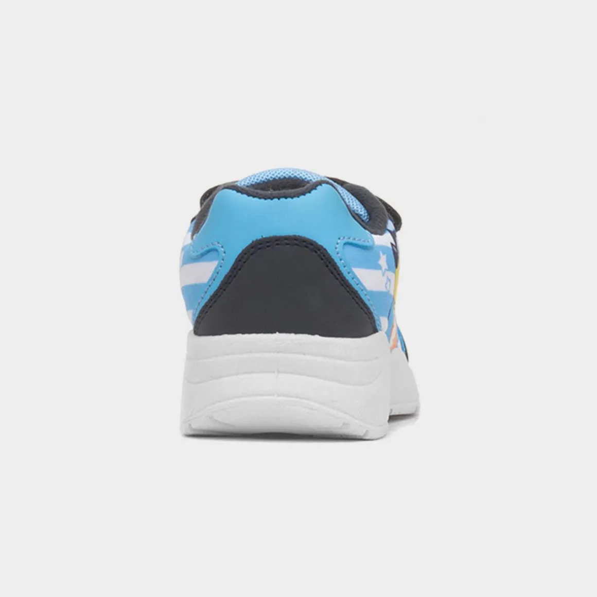 Bluey Stripe Kids Blue Easy Fasten Trainer