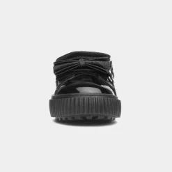 Buckle My Shoe Bette Girls Black Patent Shoe
