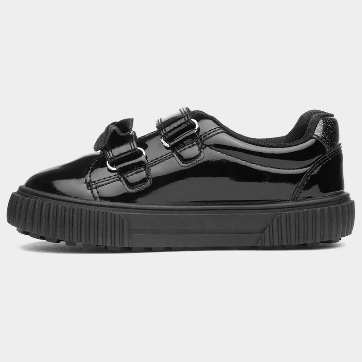 Buckle My Shoe Bette Girls Black Patent Shoe