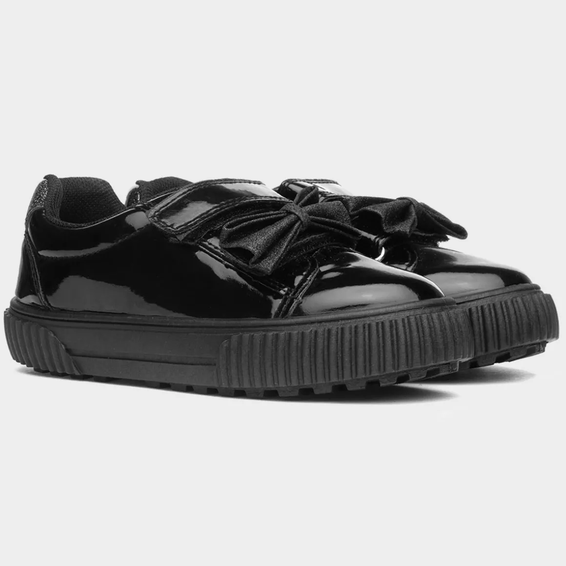 Buckle My Shoe Bette Girls Black Patent Shoe