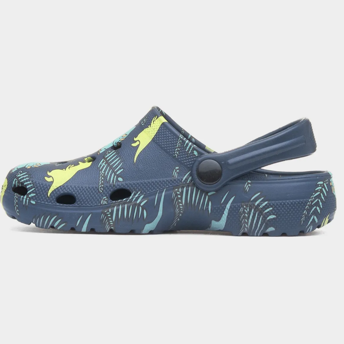 Cannock Boys Navy Dinosaur Print EVA Clog