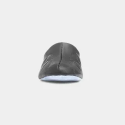 Cincasa Mahon Womens Black Mule Leather Slipper