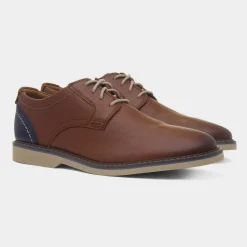 Clarks Radcliffe Mens Tan Leather Shoe