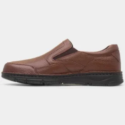 Comfy Steps Abe Mens Tan Slip On Leather Shoe