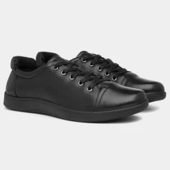 Comfy Steps Adley Womens Black Lace Up Shoe
