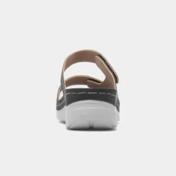 Comfy Steps Andorra Womens Black Mule Sandal