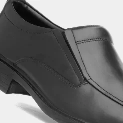 Comfy Steps Brady Mens Black Leather Shoe