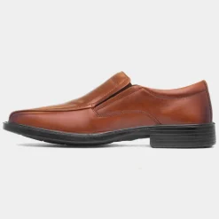 Comfy Steps Brady Mens Tan Leather Shoe