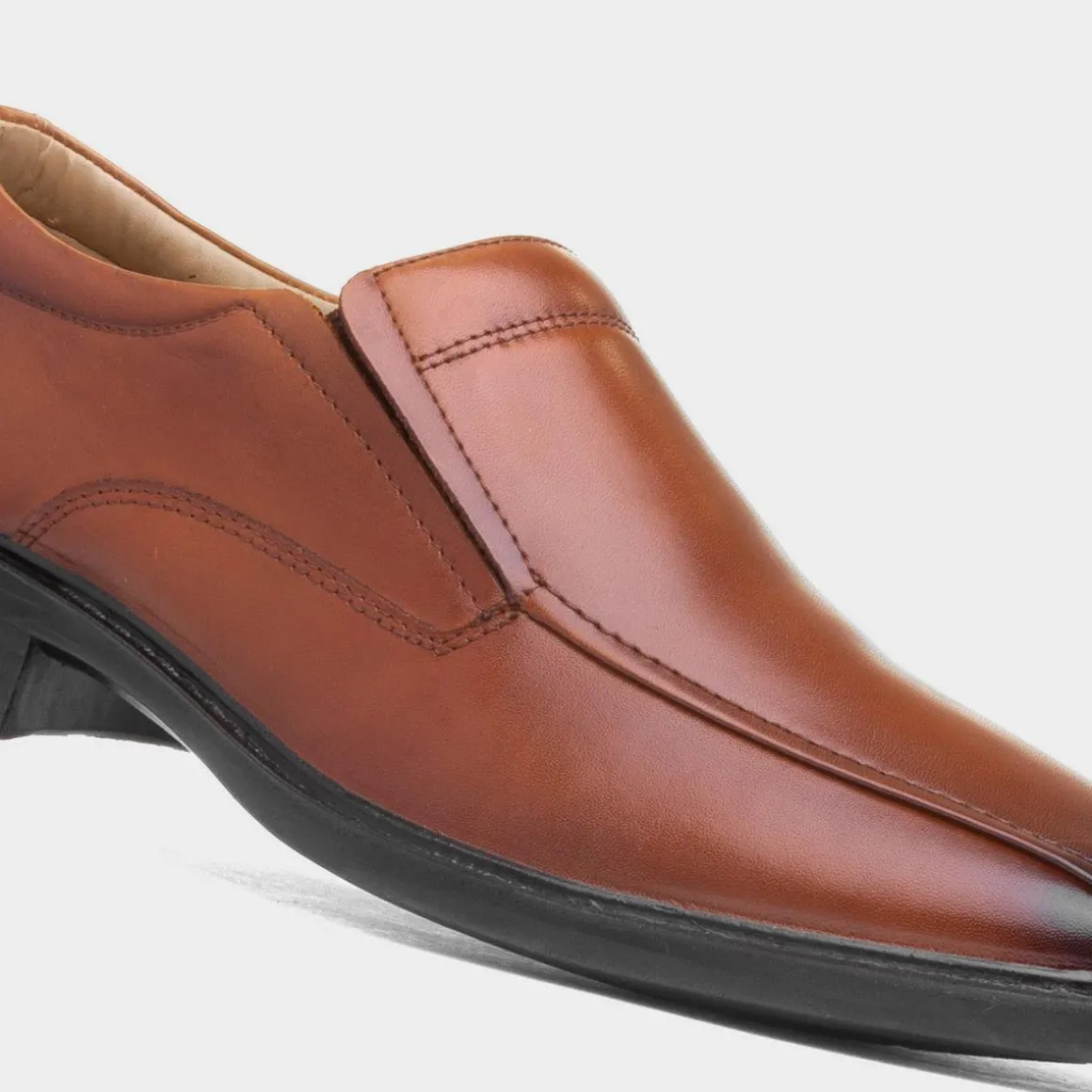 Comfy Steps Brady Mens Tan Leather Shoe