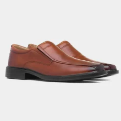 Comfy Steps Brady Mens Tan Leather Shoe