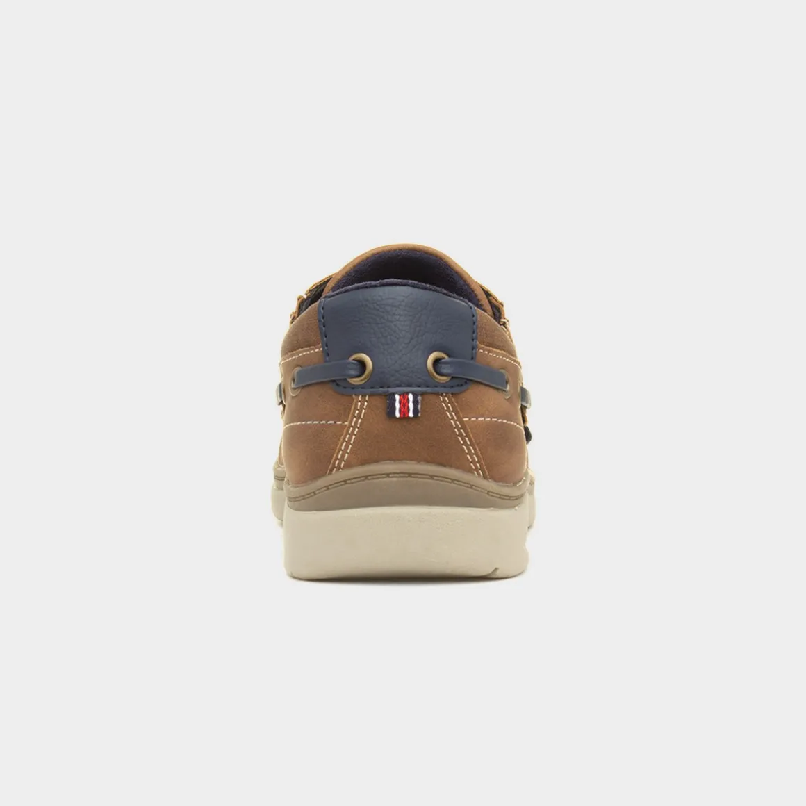 Comfy Steps Harlan Mens Tan Boat Shoe