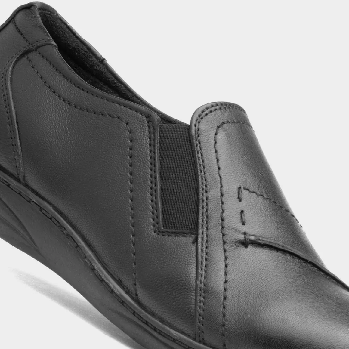 Comfy Steps Jemima Womens Black Leather Shoe