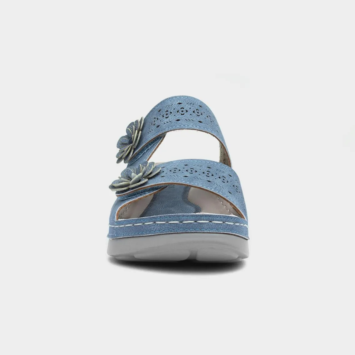 Comfy Steps Madeira Womens Blue Sandal