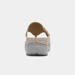 Comfy Steps Malta Womens Beige Toe Post Sandal