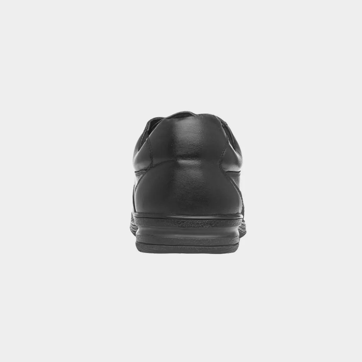 Comfy Steps Maurice Mens Black Leather Shoe