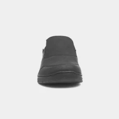 Comfy Steps Roland Mens Black Slip On Shoe