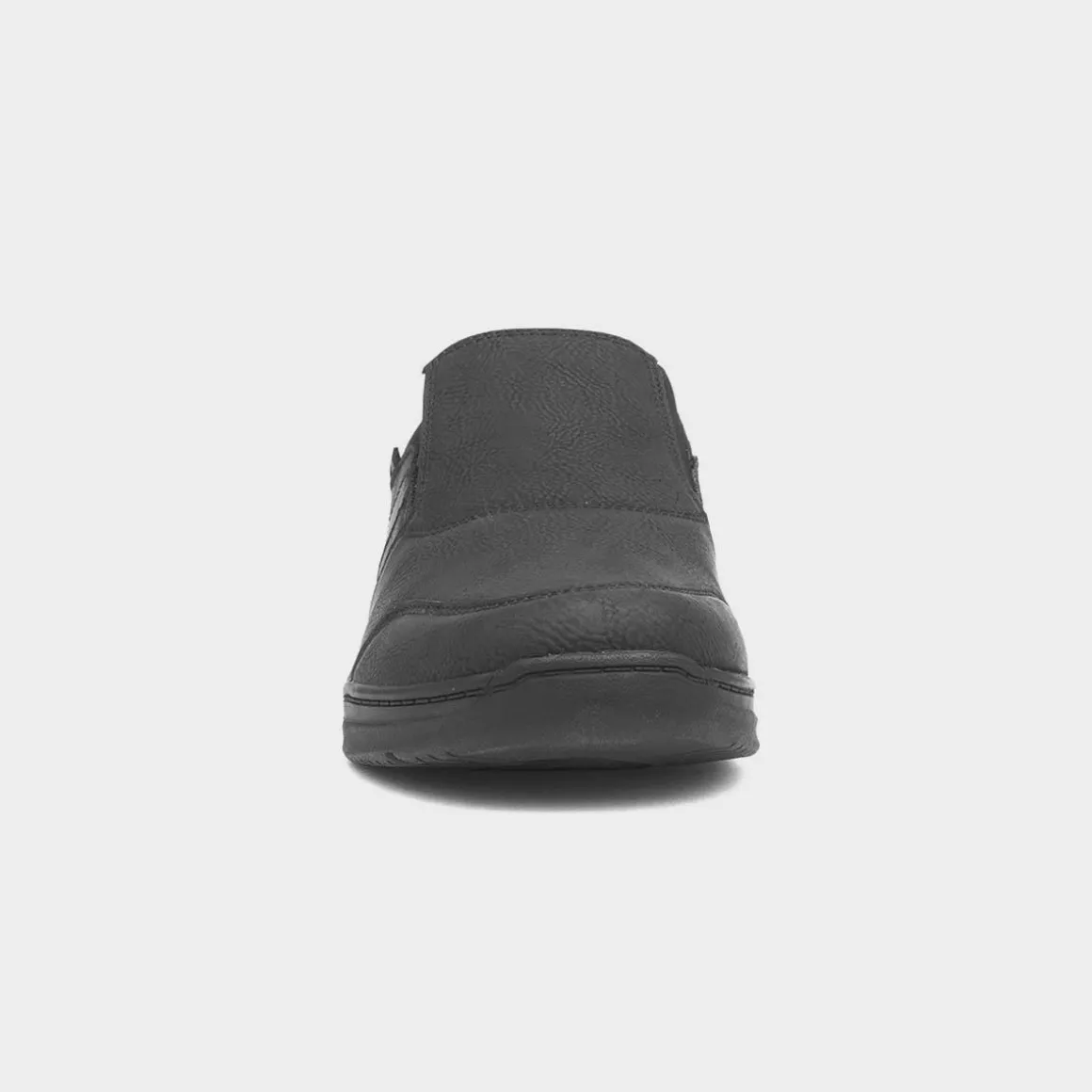 Comfy Steps Roland Mens Black Slip On Shoe