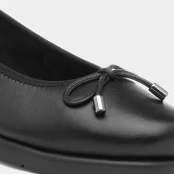 Comfy Steps Womens Black Leather Shoe