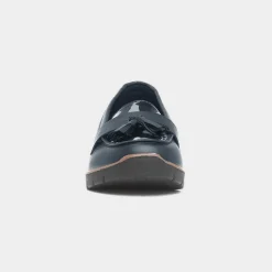 Comfy Steps Yvonne Womens Navy Loafer