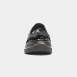 Comfy Steps Yvonne Womens Black Loafer