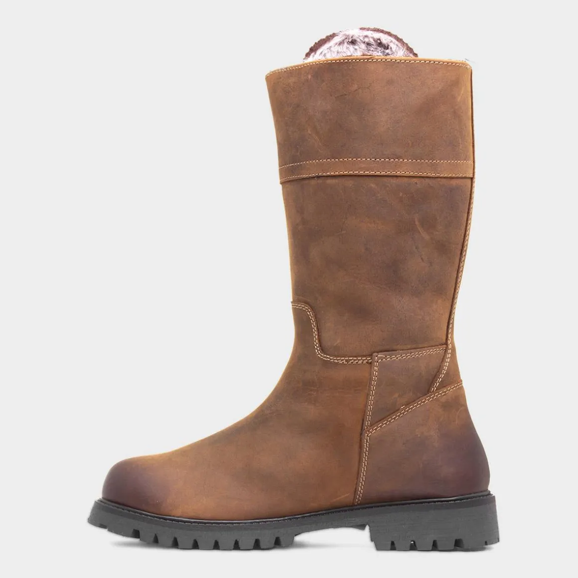Cotswold Bushcombe Womens Brown Leather Boot