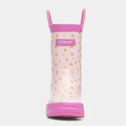 Cotswold Puddle Girls Pink Unicorn Print Welly
